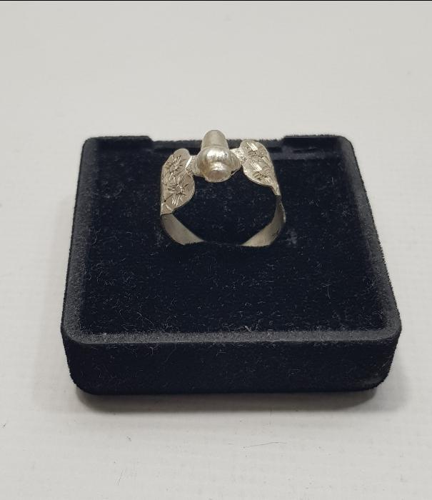 OSMANLI DÖNEMİ TEKKE İŞİ MEVLEVİ SİKKE FORMLU GÜMÜŞ YÜZÜK