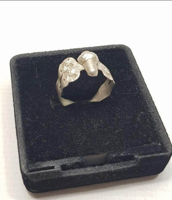 OSMANLI DÖNEMİ TEKKE İŞİ MEVLEVİ SİKKE FORMLU GÜMÜŞ YÜZÜK