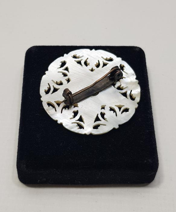 OSMANLI DÖNEMİ YILDIZ FORMLU SEDEF BROŞ