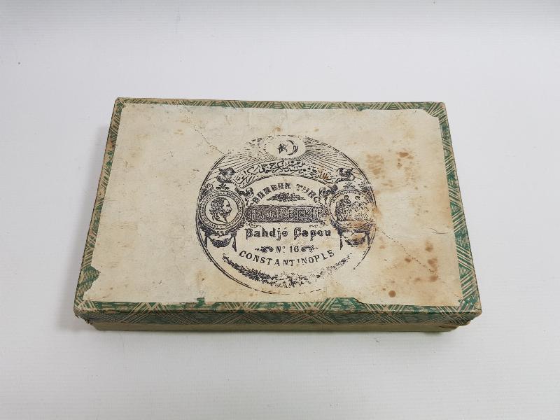 OSMANLICA DÖNEMİ ALİ MUHİDDİN HACI BEKİR MUKAVVA ŞEKERLEME KUTUSU
