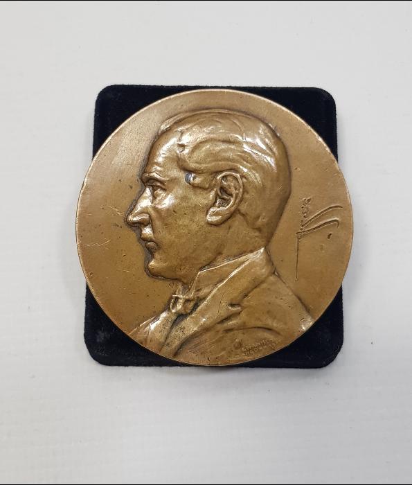 OSMANLICA GAZİ MUSTAFA KEMAL İMZALI BÜYÜK BOY ATATÜRK MADALYON