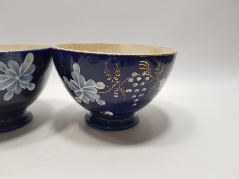 OSMANLI PAZARI İÇİN YAPILMIŞ BİR ÇİFT PORSELEN ÇORBA KASESİ