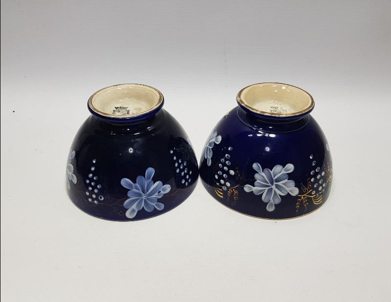 OSMANLI PAZARI İÇİN YAPILMIŞ BİR ÇİFT PORSELEN ÇORBA KASESİ