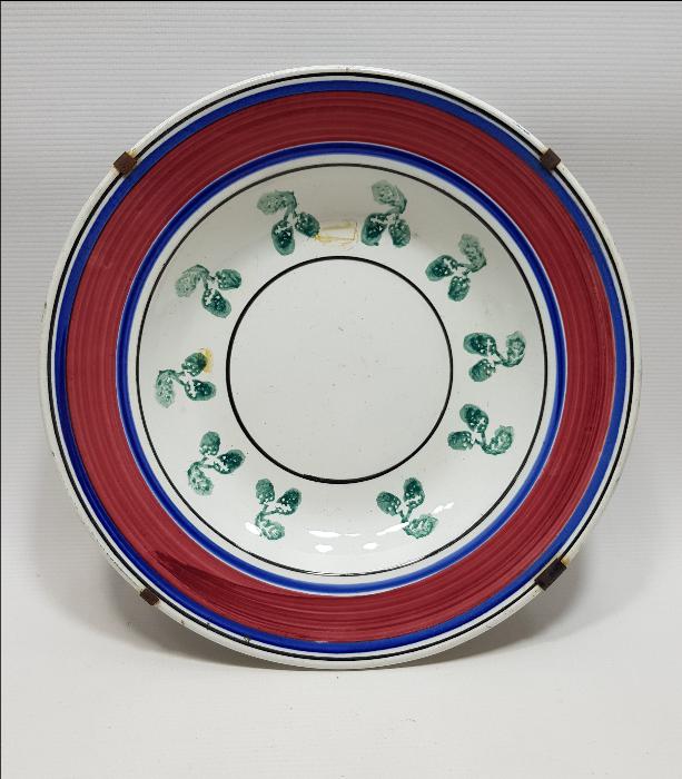 OSMANLI PAZARI İÇİN YAPILMIŞ PORSELEN TABAK 