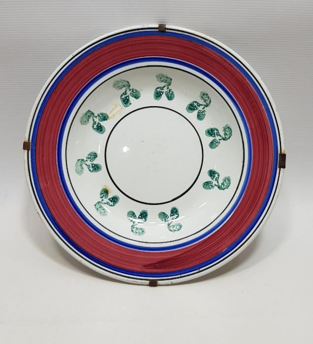 OSMANLI PAZARI İÇİN YAPILMIŞ PORSELEN TABAK 