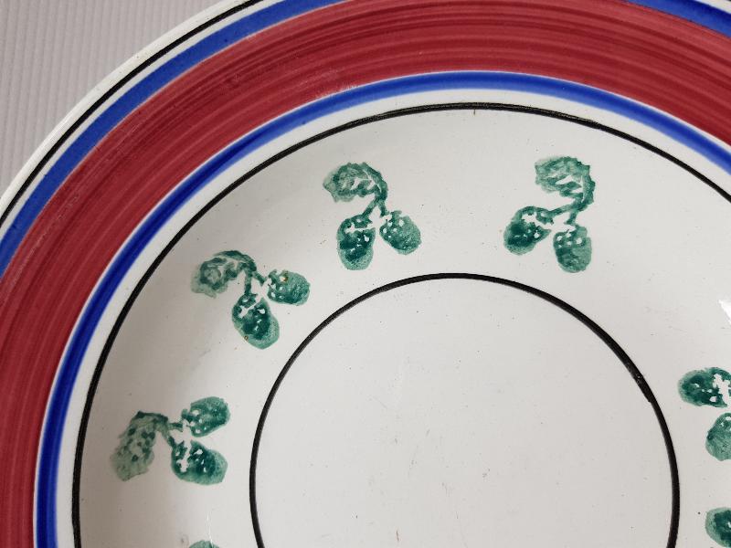 OSMANLI PAZARI İÇİN YAPILMIŞ PORSELEN TABAK 