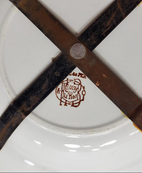 OSMANLI PAZARI İÇİN YAPILMIŞ PORSELEN TABAK 