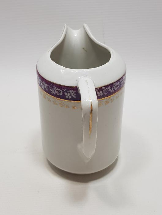 RUSÇA VE OSMANLICA DAMGALI PORSELEN SÜTLÜK