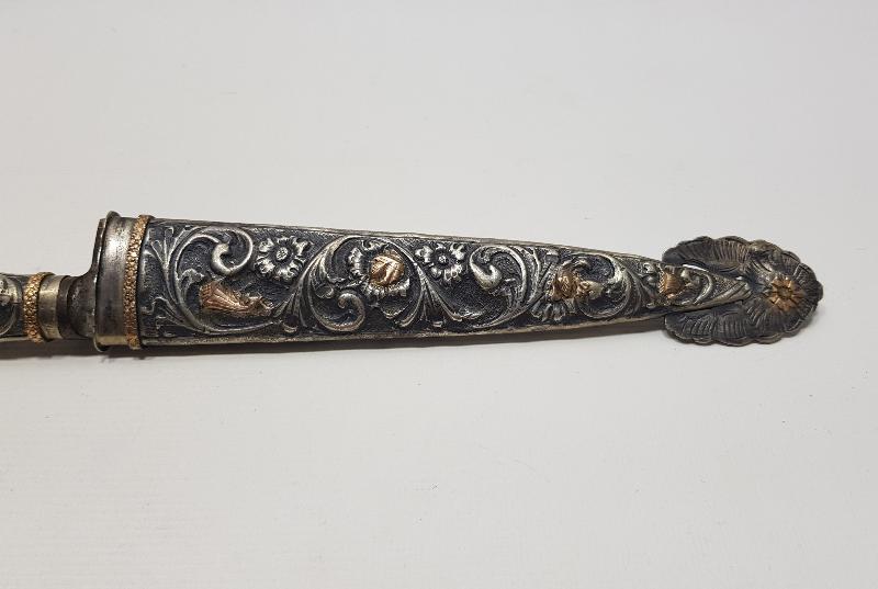 ANTİKA GÜMÜŞ BIÇAK 