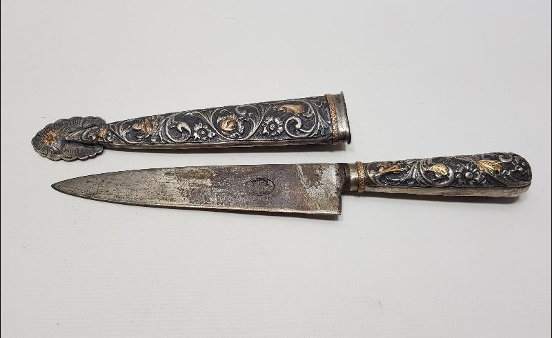 ANTİKA GÜMÜŞ BIÇAK 