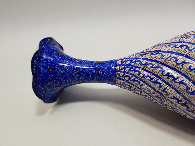 İRAN İŞİ ANTİKA MİNELİ VAZO 