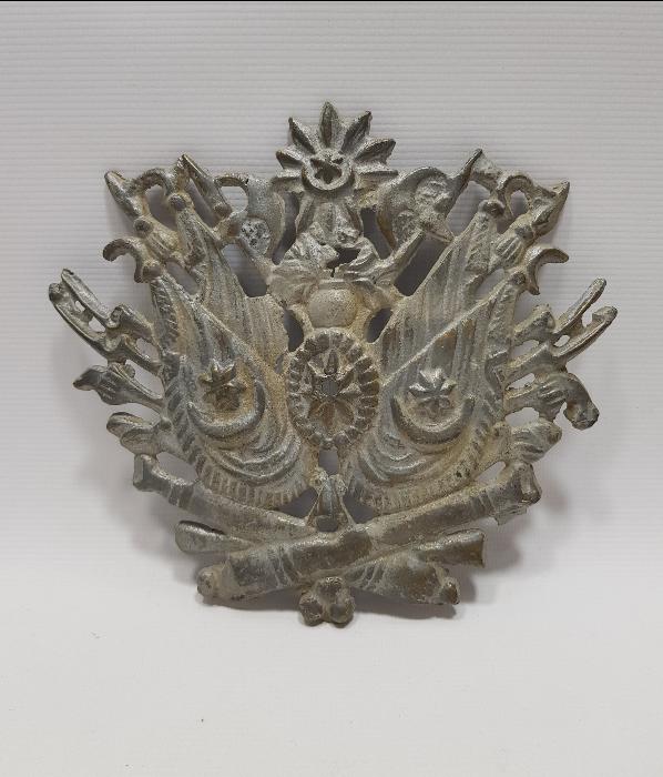 OSMANLI DÖNEMİ BRONZ OSMANLI DEVLET ARMASI 