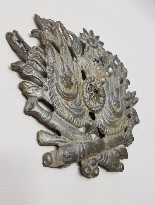 OSMANLI DÖNEMİ BRONZ OSMANLI DEVLET ARMASI 