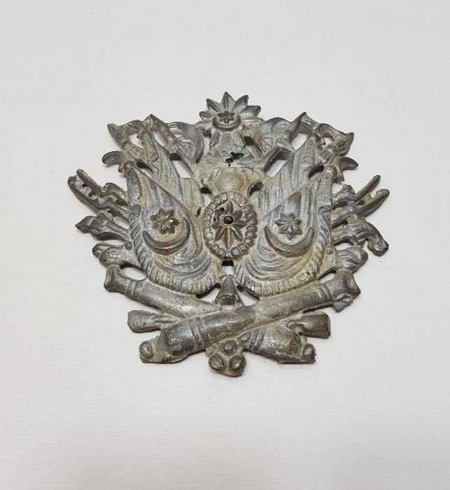 OSMANLI DÖNEMİ BRONZ OSMANLI DEVLET ARMASI 