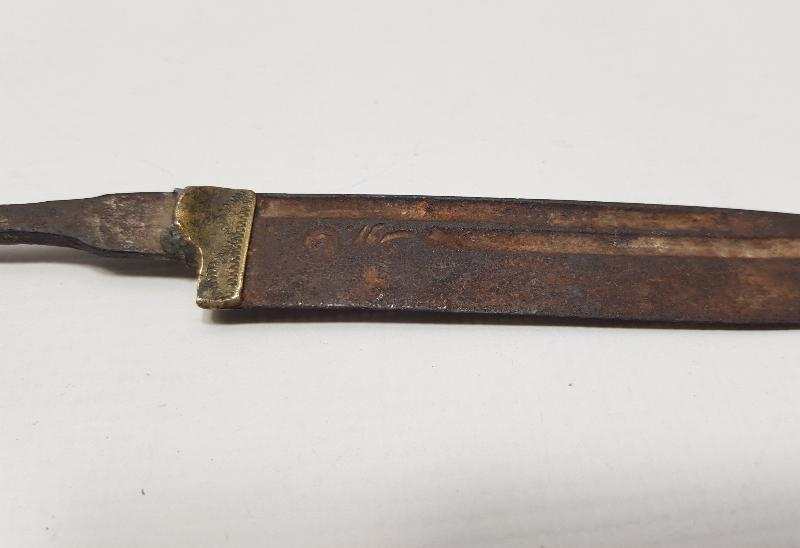 OSMANLICA BURSA YAZILI KATALİN SAPLI KIZ KAMASI