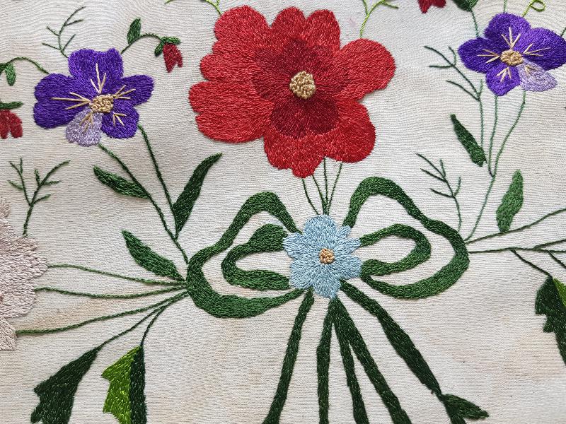 OSMANLICA YAZILI EL İŞMELE İPEK PANO