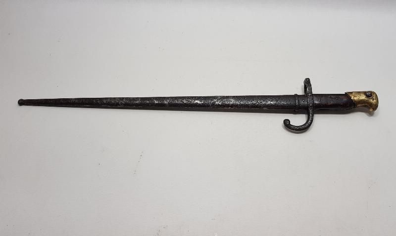 1. DÜNYA SAVAŞI DÖNEMİ ÜZERİ YAZILI VE TARİHLİ STEYR SÜNGÜ 