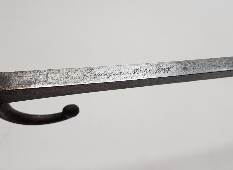 1. DÜNYA SAVAŞI DÖNEMİ ÜZERİ YAZILI VE TARİHLİ STEYR SÜNGÜ 