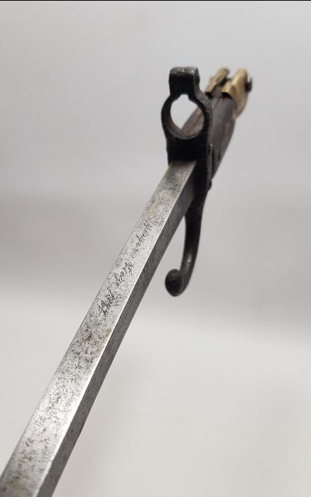 1. DÜNYA SAVAŞI DÖNEMİ ÜZERİ YAZILI VE TARİHLİ STEYR SÜNGÜ 