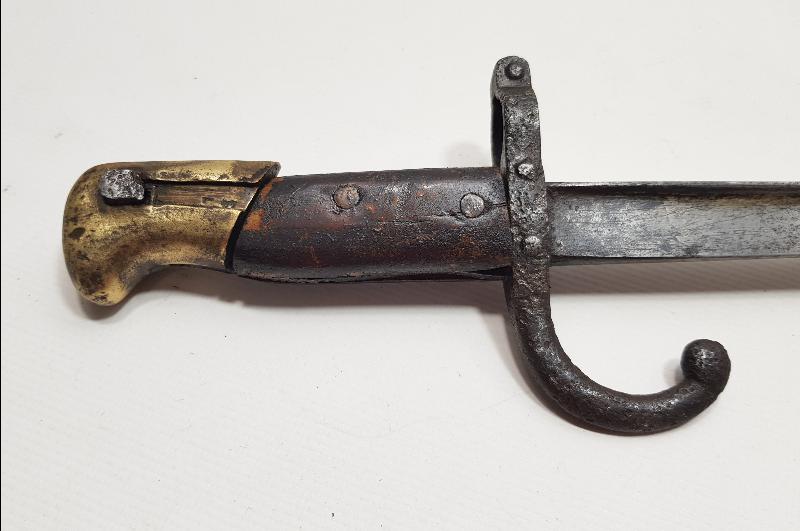 1. DÜNYA SAVAŞI DÖNEMİ ÜZERİ YAZILI VE TARİHLİ STEYR SÜNGÜ 