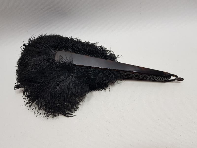 OSMANLI DÖNEMİ BAĞA SAPLI KUŞ TÜYLÜ ÇOK NADİR YELPAZE