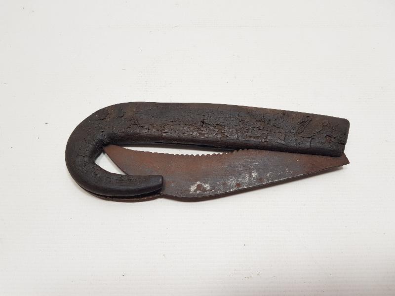 OSMANLI DÖNEMİ NADİR FORMDA BAĞ BIÇAĞI