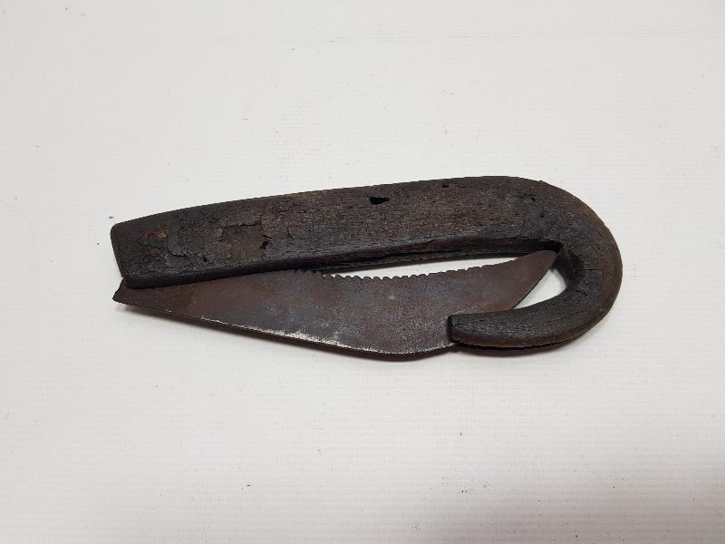 OSMANLI DÖNEMİ NADİR FORMDA BAĞ BIÇAĞI