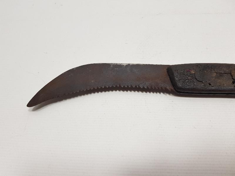 OSMANLI DÖNEMİ NADİR FORMDA BAĞ BIÇAĞI