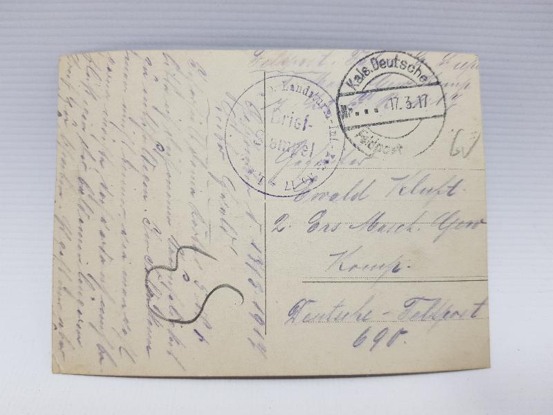 1. DÜNYA SAVAŞI 1917 TARİHLİ ALMAN SUBAYLAR FOTOĞRAFI