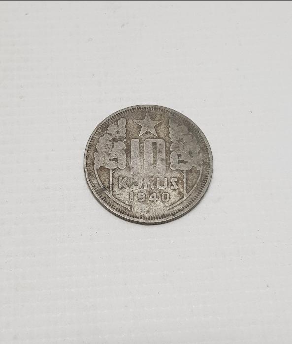 1940 TARİHLİ NADİR 10 KURUŞ