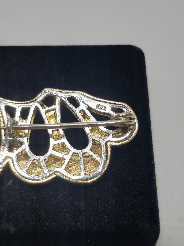 ALLAH CC YAZILI GÜMÜŞ BROŞ