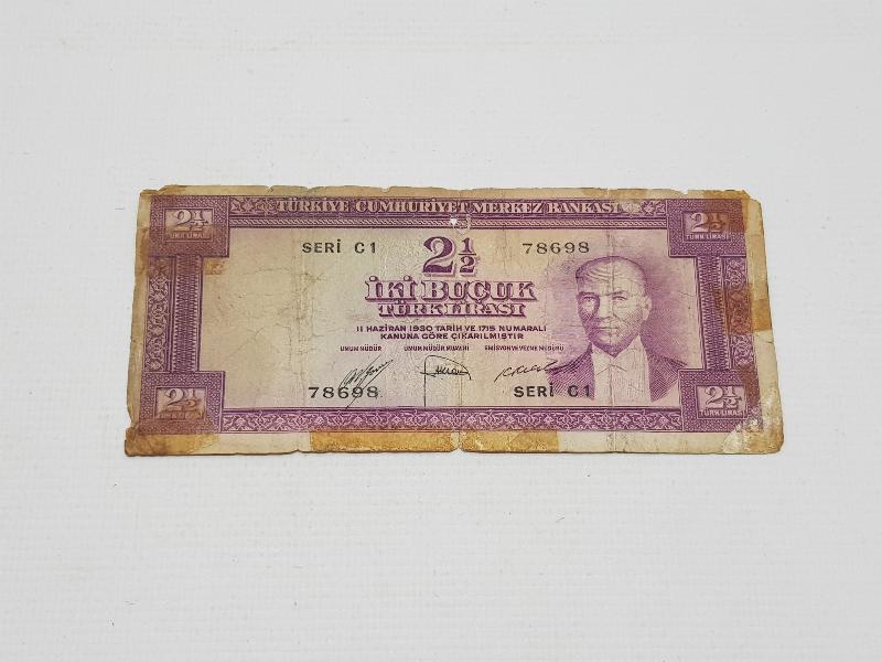 ANTİKA 2,5 LİRA KAĞIT PARA