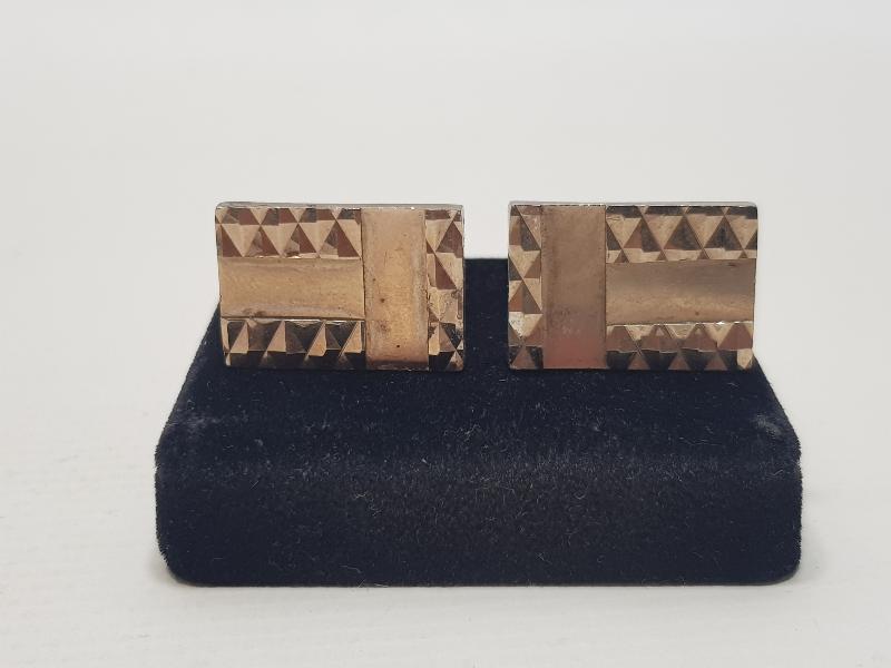 ANTİKA ALTIN KAPLAMA KOL DÜĞMELERİ 