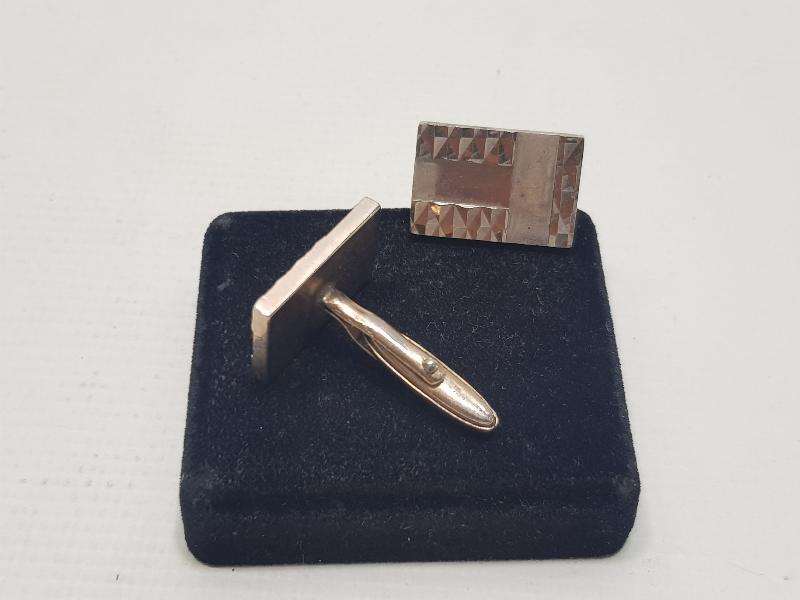 ANTİKA ALTIN KAPLAMA KOL DÜĞMELERİ 