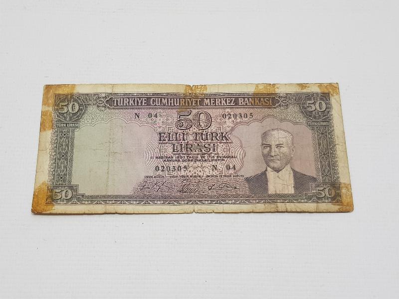 ASKER RESİMLİ KAĞIT 50 LİRA