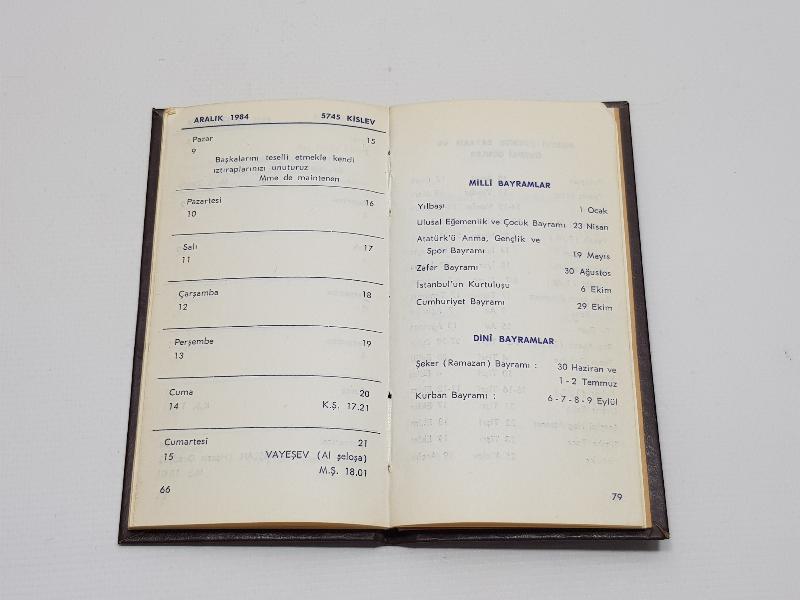 MİŞNE TORA ERMENİ YOKSUL ÖĞRENCİLERE YARDIM DERNEĞİ NOT DEFTERİ