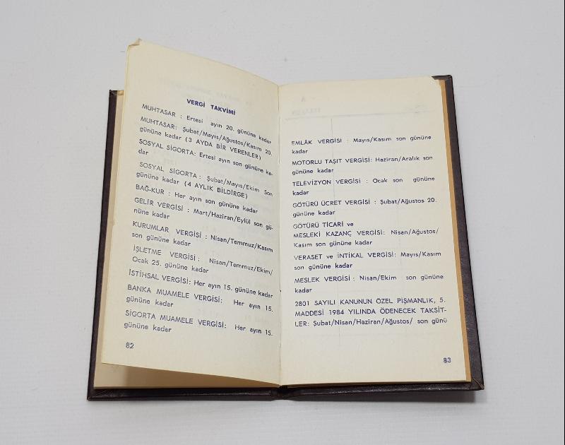 MİŞNE TORA ERMENİ YOKSUL ÖĞRENCİLERE YARDIM DERNEĞİ NOT DEFTERİ