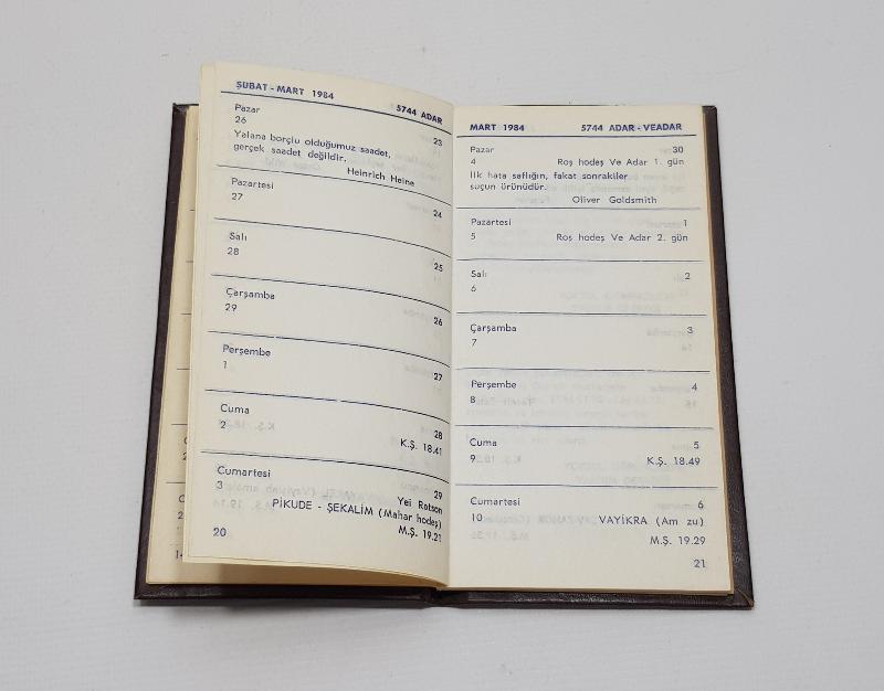 MİŞNE TORA ERMENİ YOKSUL ÖĞRENCİLERE YARDIM DERNEĞİ NOT DEFTERİ