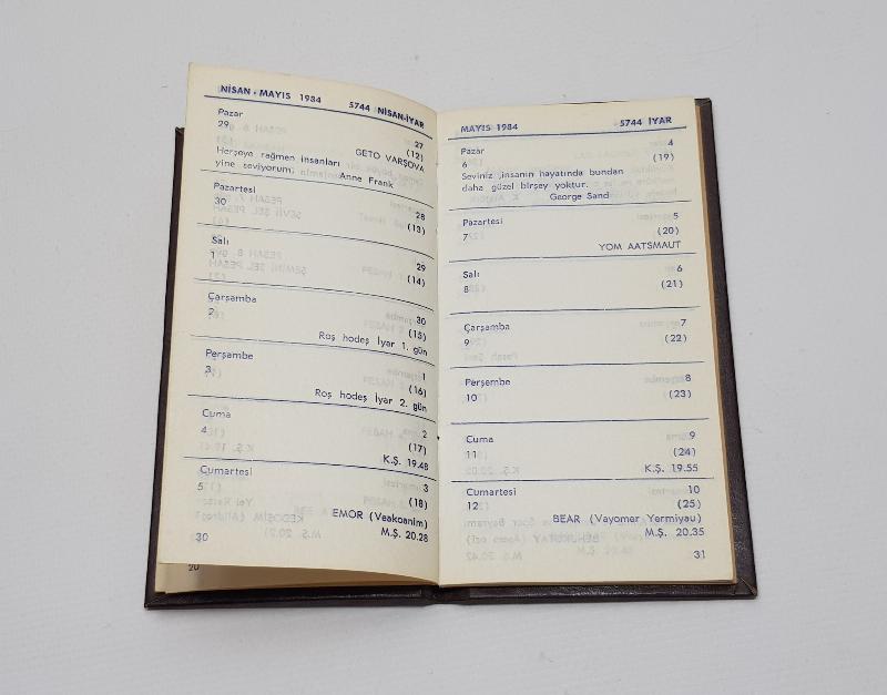 MİŞNE TORA ERMENİ YOKSUL ÖĞRENCİLERE YARDIM DERNEĞİ NOT DEFTERİ