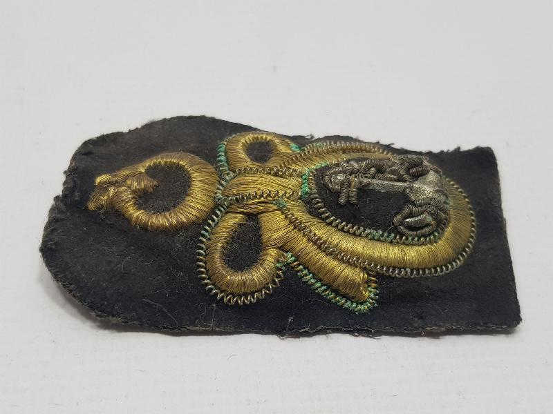 OSMANLI DÖNEMİ ALTIN SIRMA İŞLEMELİ DENİZCİ PAŞA BRÖVESİ 