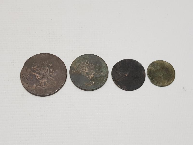 OSMANLI DÖNEMİ BAKIR 40-20-10-5 PARA LOTU 