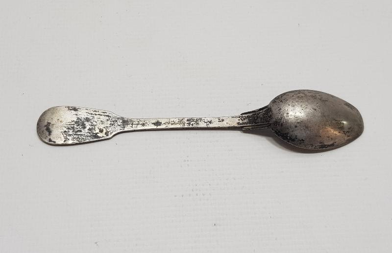 OSMANLI DÖNEMİ TUĞRALI GÜMÜŞ TATLI KAŞIĞI 