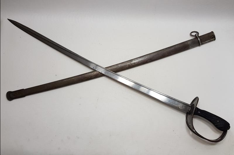 OSMANLI DÖNEMİ ÜZERİ YAZILI ÇOK NADİR SÜVARİ SUBAY KILICI