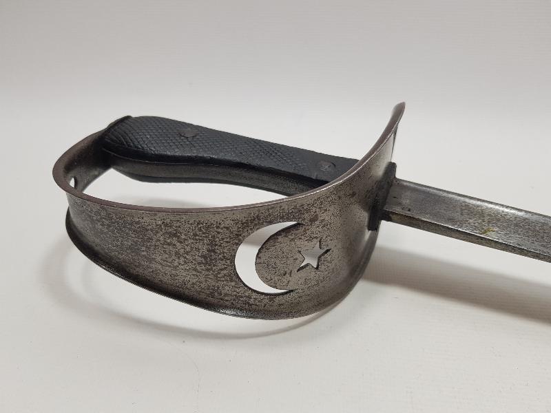 OSMANLI DÖNEMİ ÜZERİ YAZILI ÇOK NADİR SÜVARİ SUBAY KILICI