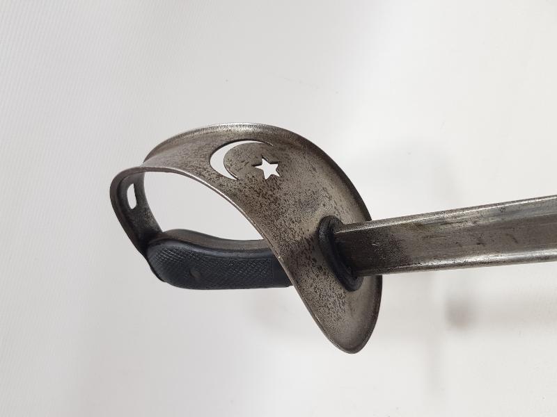 OSMANLI DÖNEMİ ÜZERİ YAZILI ÇOK NADİR SÜVARİ SUBAY KILICI