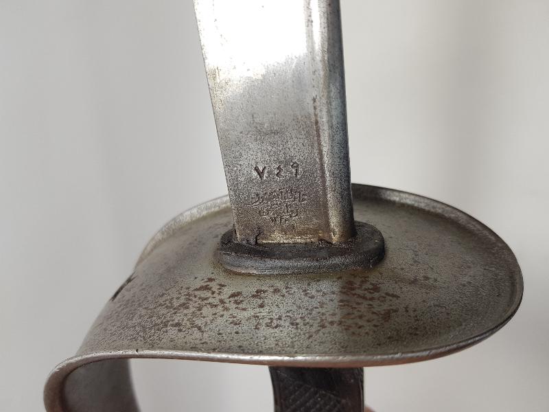 OSMANLI DÖNEMİ ÜZERİ YAZILI ÇOK NADİR SÜVARİ SUBAY KILICI