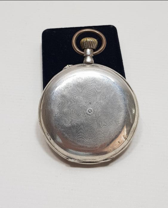 OSMANLI KADRANLI KAFKAS İŞİ GÜMÜŞ CEP SAATİ