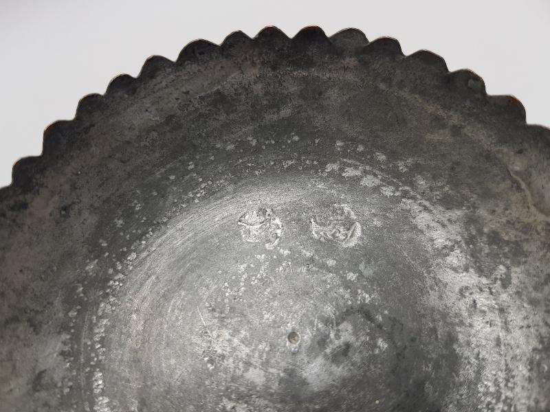 OSMANLICA DAMGALI BAKIR KINA TASI 