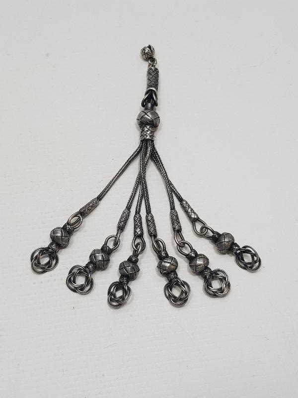 TRABZON İŞİ HASIR ÖRME GÜMÜŞ KAZAZİYE TESPİH SALLAMASI