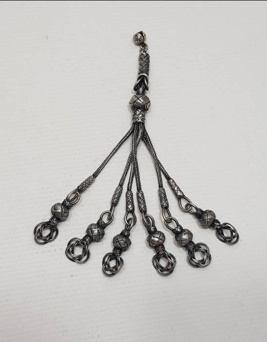 TRABZON İŞİ HASIR ÖRME GÜMÜŞ KAZAZİYE TESPİH SALLAMASI